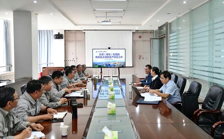 集团党委委员、财务总监莫晓丹到先锋化工公司调研生产谋划事情