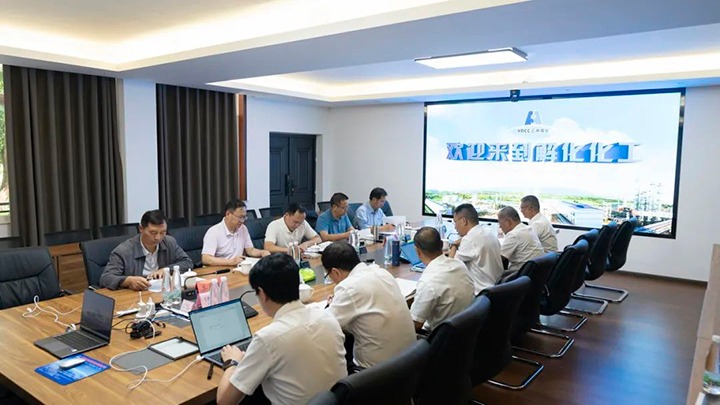 集团党委委员、、、副总司理张清到解化化工分公司调研指导生产谋划事情