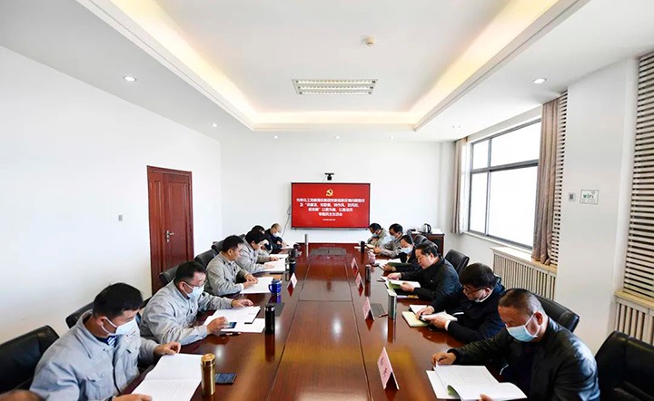 集团党委委员、纪委书记、监察专员覃崇辉到先锋化工指导专题民主生涯会