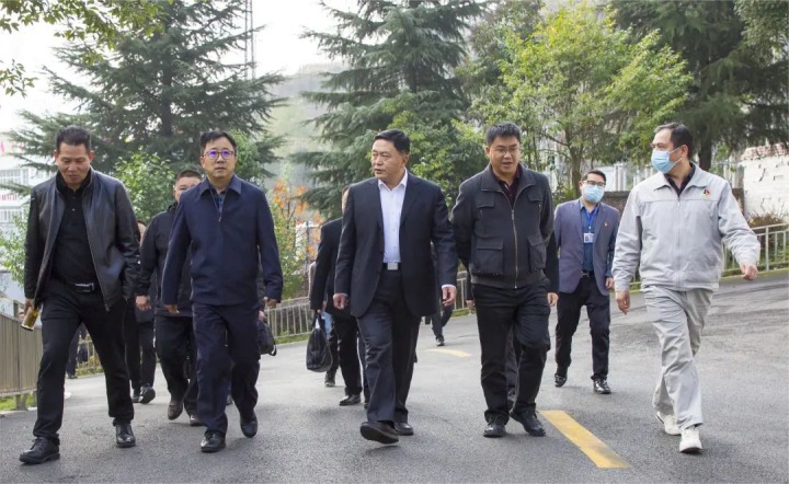 国家矿山安监局云南局党组书记、局长蔡建军到云南东源镇雄煤业有限公司调研