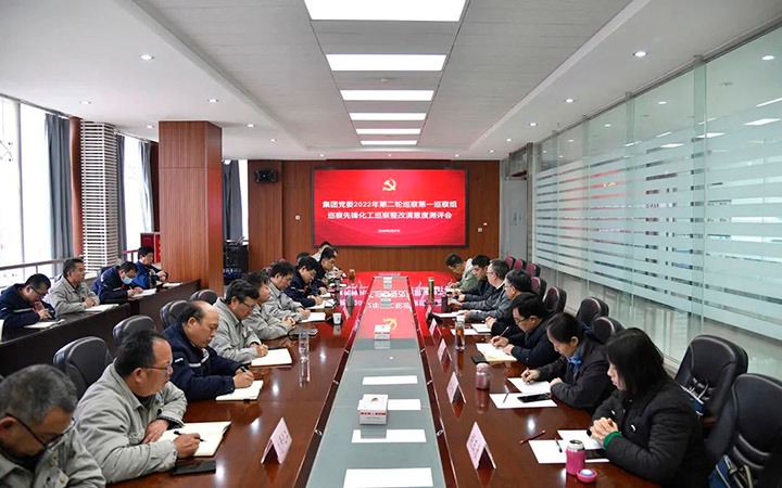 云煤（鸿运国际）集团党委巡察办到先锋化工公司督导检查巡察整改事情