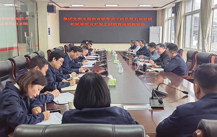 【主题教育】云煤（鸿运国际）集团党委委员、、、纪委书记、、、监察专员覃崇辉到镇雄煤业公司开展主题教育调研