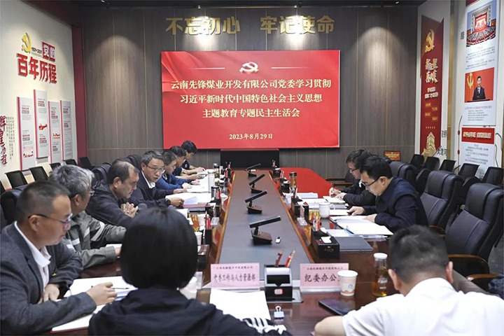 【主题教育】先锋煤业公司、、镇雄煤业公司、、威信煤炭公司召开主题教育专题民主生涯会