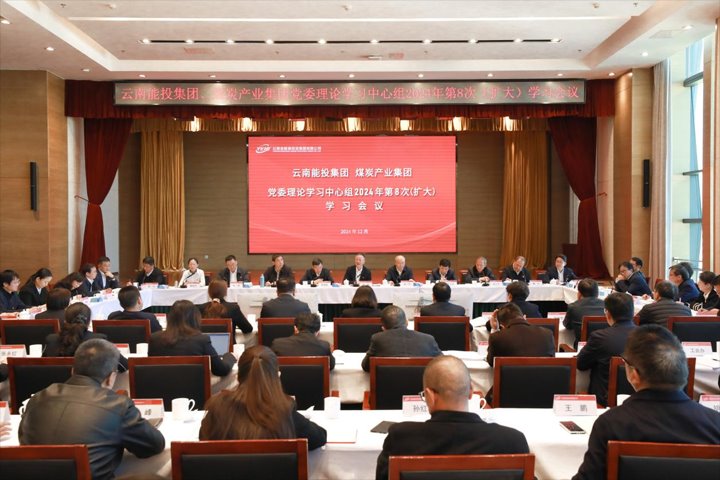能投集团、、、煤炭工业集团党委开展理论学习中心组学习