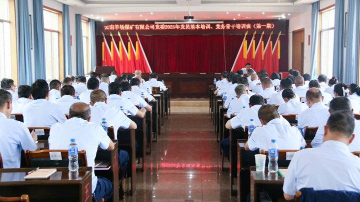 云南羊场煤矿有限公司党委举行2025年党员基本培训、、、党务主干培训班